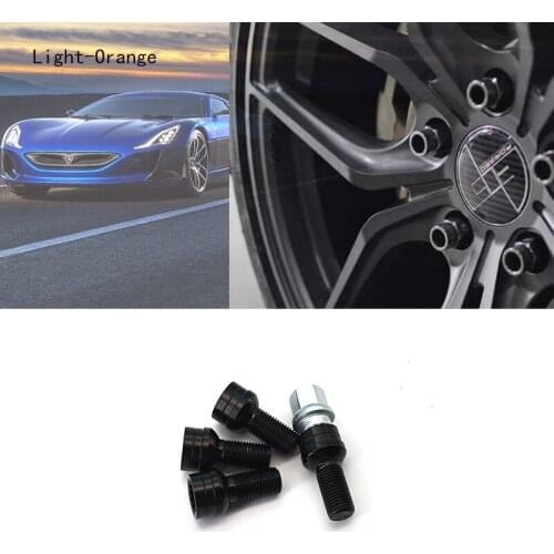 M14*1.5mm Anti-theft Steel Wheels Screw Bolt Key Lock Lug Nut Set ForVW/Golf forJetta/Beetle/Passat/Audi Black