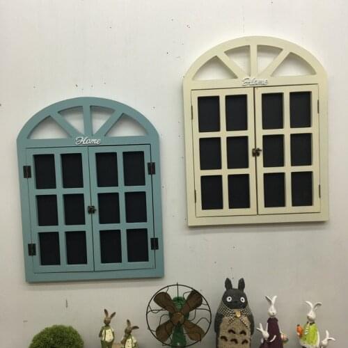 Wall decoration wall hanging home wall decoration European Retro Modern Fashion window house modeling blackboard message board