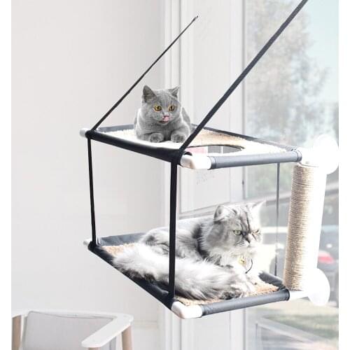 Cat balcony hammock Bearing 20kg Cat Sunny Seat pet waterproof fabric Cat bed cat climbing sleeping mattress single layer double