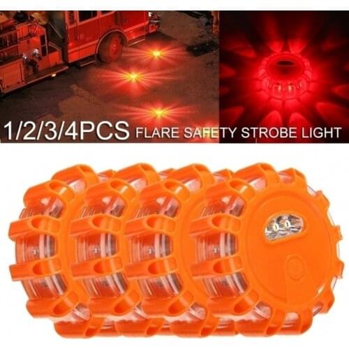 LED Road Roadside Light Emergency Safety Flashing Beacon Roadside Warning Strobe Lamp SOS Signal Light