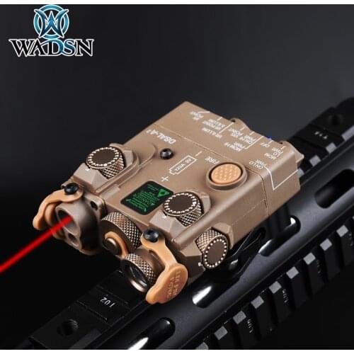 WADSN Airsoft Tactical DBAL-A2 Red Green BLue Laser Sight LED White Strobe light Output Hunting Weapon Flashlight Laser NO IR