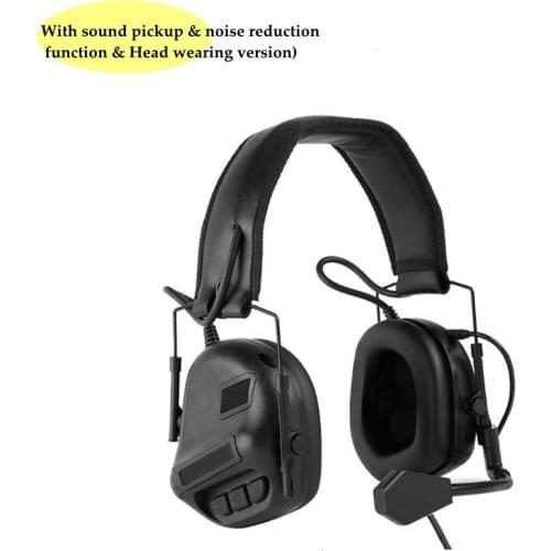 Tactical Headsets 5th Generation Headset With sound pickup & noise reduction function & Head wearing version For CS War Game