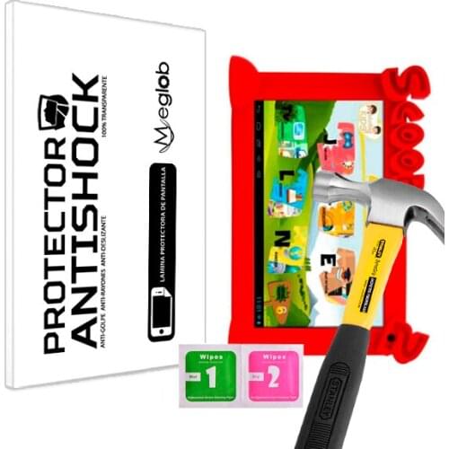 Screen protector Anti-Shock Anti-scratch Anti-Shatter compatible with Tablet iJoy Scooby 2