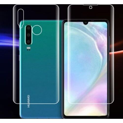 10pcs Front+Back Full Cover Screen Protector TPU Film For Huawei P30 Pro P20 Lite Honor View 20 Pro 8X 9X Hydrogel Film
