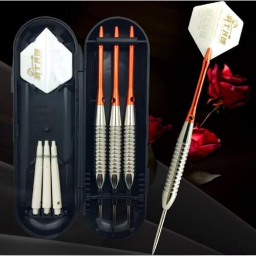 3PC 24g Professional Steel Tip Darts Aluminum shaft Nice Flight Harrow Point Darts Tips Target Dardos