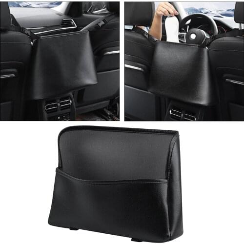 Car Leather Hanging Handbag Seat Back Holder Front Seat Storage Organizer
