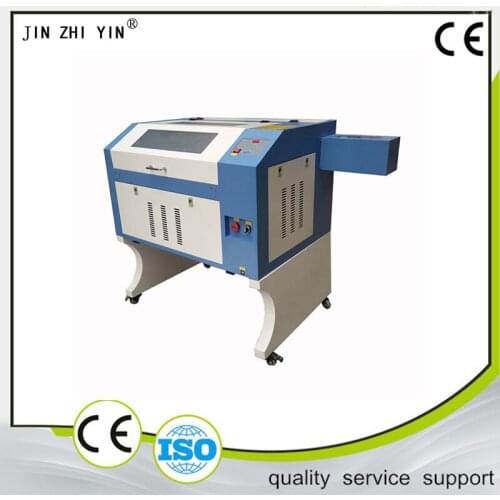 Free shiping by sea EFR 100W laser tube ruida controller laser engraving machine 4060 with free rotary 400*600mm laser cutter