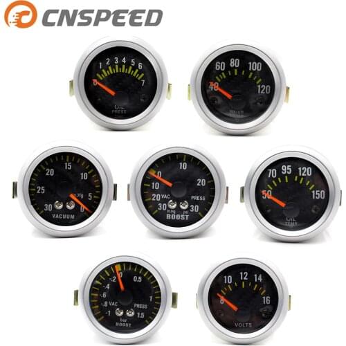 CNSPEED Pressurized PSI Pressurized BAR Vacuum Table Water Temperature Oil Temperature Oil Pressure Meter Voltmeter YC100031