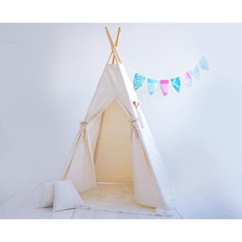 Primary color Childrens tent baby toy house Children play tent Cotton tents Baby dollhouse teepee house