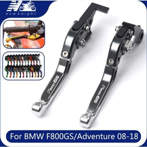 For BMW F800GS/Adventure 2008-2018 Motorcycle CNC Aluminum Adjustable Folding Fold Extendable Brake Clutch Levers Accessories