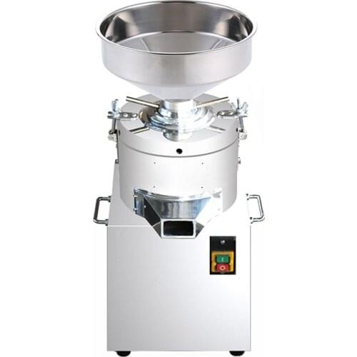 Electric vertical refiner 20-30kg/h Sesame paste/peanut butter production 1.5KW stainless steel multifunctional sauce production
