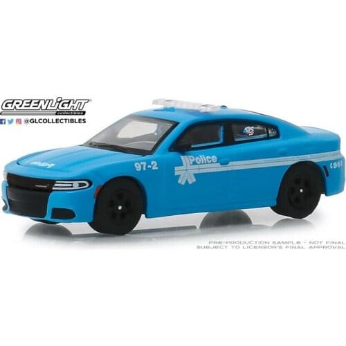 GreenLight 1:64 2018 Dodge Charger Montreal 175th alloy toy car toys for children diecast model car Birthday gift