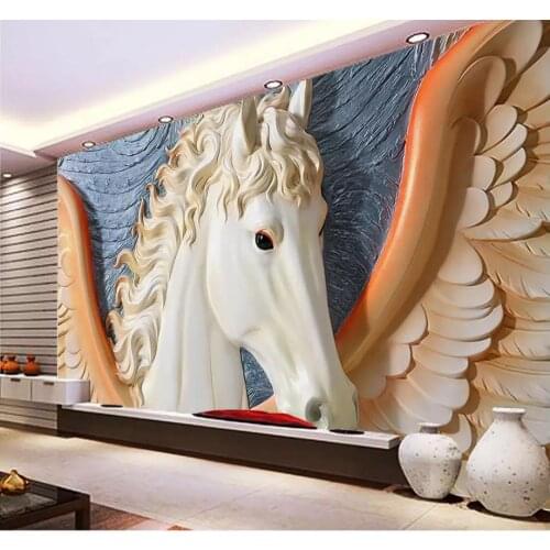 Customized wallpaper for walls embossed background wall 3D background wall embossed decorative painting mural