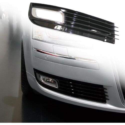 L/R Fog Lamp Grill Wear-resistant Light Grille 4E0807681AN 4E0807682AN Car Accessories Exterior for Audi A8 D3 08-10