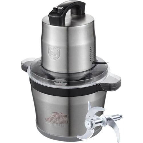 10L Commercial Meat Grinder 1200W High-power Minced Meat Blender Home Electric Stainless Steel Pepper Garlic Crusher Device