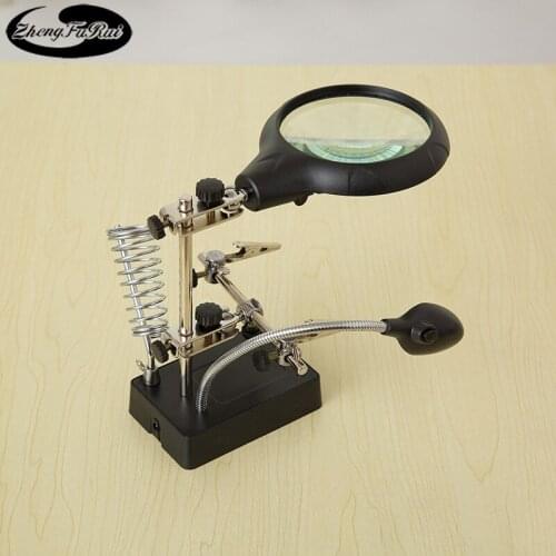 Chemistry Lab Bracket Magnifier Multi-Fold Auxiliary Clip Magnifier 16129-C Educational and School Supplies Chemistry Lab Set