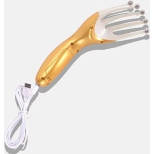 Head Massager Usb Comb Electric Dual-purpose Scalp Brain Full Body Massager Five-claw Ball Massage Comb Cleaning Hair Device