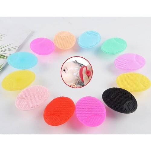 Massage Wash Pad Face Cleansing Brush Tool Face Exfoliating Blackhead Face Clean Silicone Brush Cleaning Face Brushes