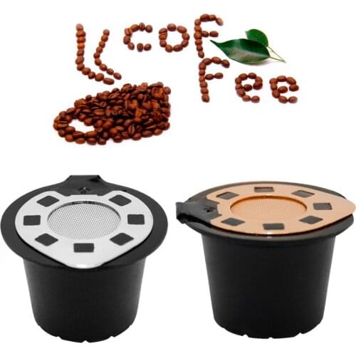 Refillable Reusable Coffee Capsules Pods For Nespresso Machines Filter Filled reusable coffee shell capsule cup F80