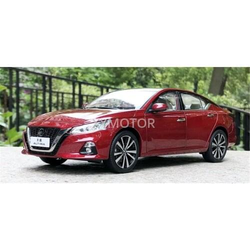 In Scale 1:18 For Nissan Altima Seventh generation 7th 7gen Diecast Model CAR Red kids Toys Gift Display Metal,Plastic