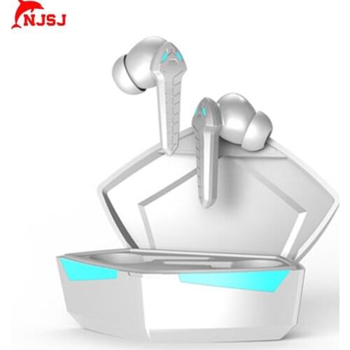 NJSJ Ergonomic Design 360° Stereo Sound Effect AAC Decoding Bluetooth Wireless Earphones Earbuds