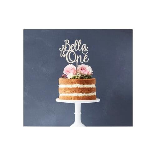 Personalized Name Happy Birthday Cake Topper Custom Gifts Baby Childrens Birthday Cake Topper Party Decorations Supplies