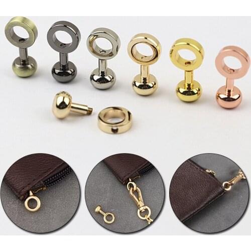 Pure Copper Bag Zipper Transform Buckles Accessories DIY Handbag Repair Kit Replace Chain Buckle Adjust Parts Hardware Buttons
