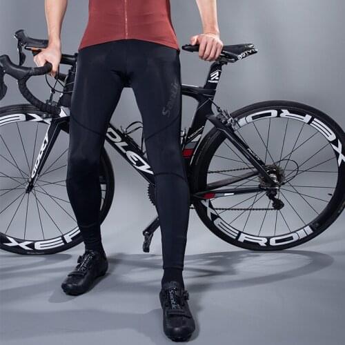 Santic Cycling Pants Summer Spring 2021 Sponge Pad Cycling Tights MTB Bike Pants Downhill Bicycle Pants Cycling Trousers
