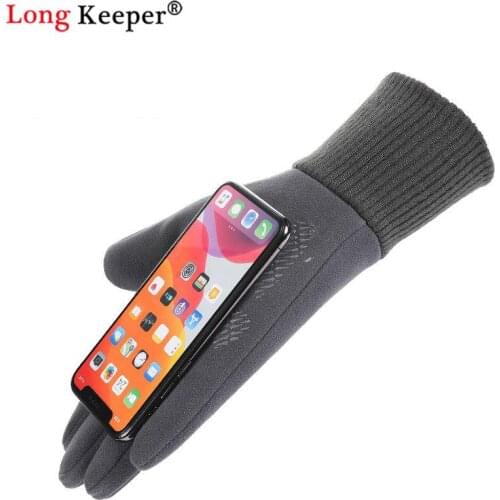 Touch Screen Full Fingers Sports Cycling Gloves MTB Road Bike Riding Racing Non-slip Glove Women Men Bicycle Thermal Warm Gloves