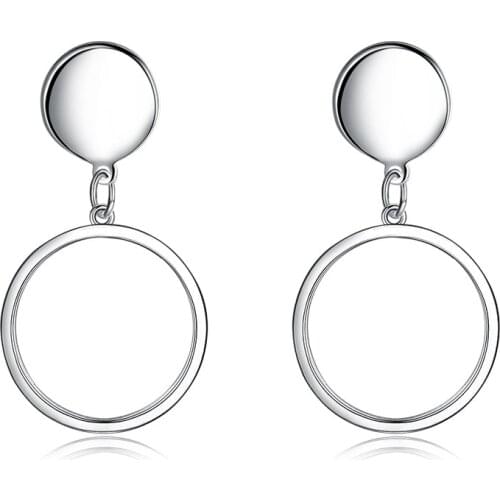 Wedding Jewelry Fashion Jewelry Silver Plated Stud Earrings For Women Pendientes Wedding Party Fashion Trendsetting