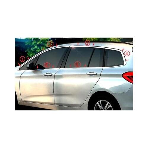 12 PCS Window Mouldings Without Pilar For BMW 2 Series Gran Tourer F46 15-18