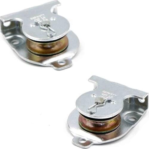 2pcs Metal Fixed Single Pulley Outdoor Sports Hoisting Wire Rope Block Wheel Lifting Rope Climbing Accessories Tool Pulley