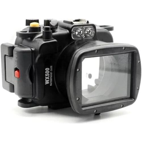 40m 130ft Waterproof Diving Underwater Housing Case For Canon PowerShot WX500