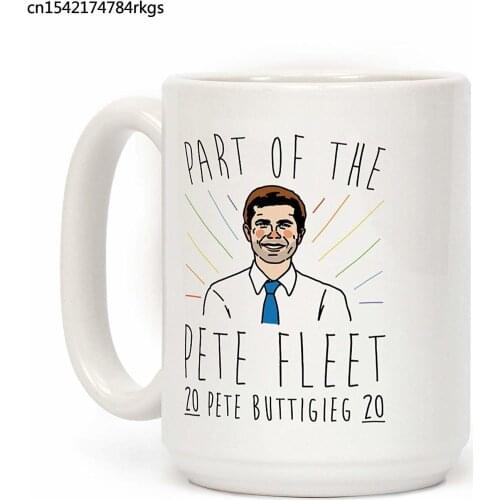 Pete Fleet Pete Buttigieg 2020 White 11 Ounce Ceramic Coffee Mug