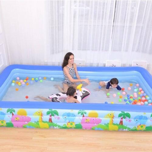 PVC Safe swimming pool Childrens swim pool thickened large paddling pool summer inflatable ocean ball pool