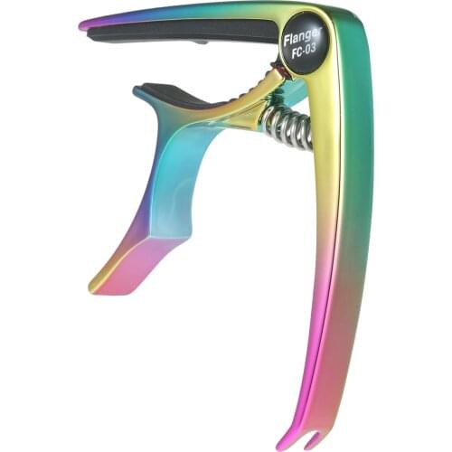 Flanger Zinc Metal Capo One Handed Quick-Change Capo for Electric Acoustic Guitars Ukulele Mandolin Banjo Guitar Parts