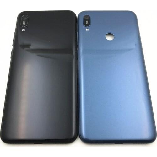 For Huawei Y6 2019 / Y6 Prime 2019 / Y6 Pro 2019 Back Battery Cover Door Housing case + Power Volume Buttons + Camera Lens