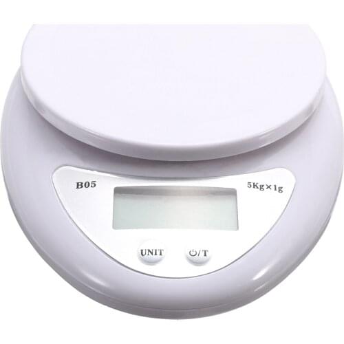 Mayitr 5kg 5000g/1g House Digital Electronic Kitchen Food Diet Postal Scale Weight Balance LED electronic scale