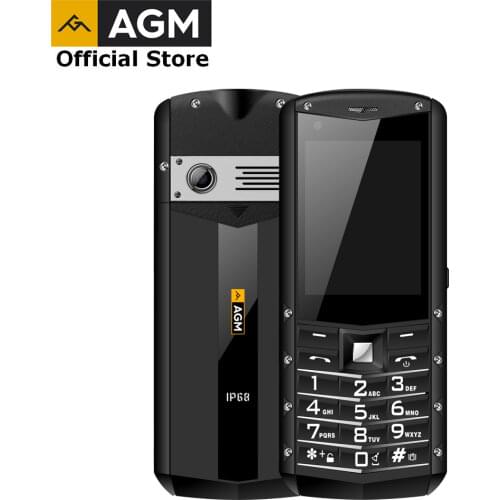 Russian Keypad AGM M5 Simplified Android OS 4G LTE Type C Touch Screen IP68 Waterproof Rugged Featured Mobile Phone 2.8 Inch