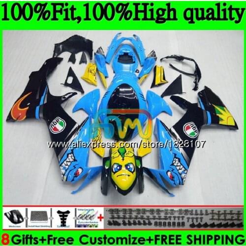 Injection For SUZUKI GSXR 600 750 GSXR750 11 12 13 14 15 39BS.22 K11 GSXR600 2011 2012 2013 2014 2015 2016 Shark Blue Fairing