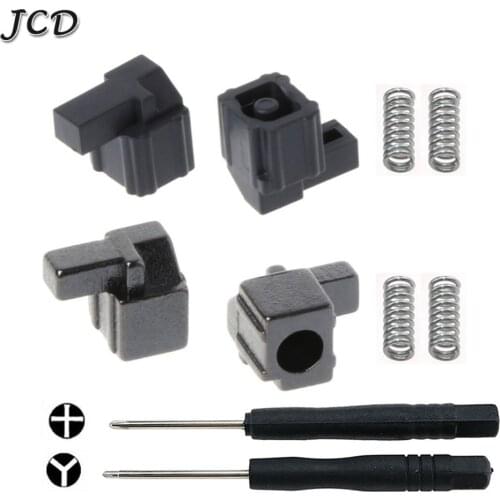 JCD Left Right Slider Buckle Metal & Plastic Lock Latch Bracket with Springs for Nintend Switch Joy-Con Loose Repair Tool Parts