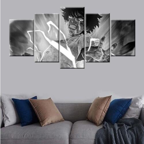 HD Canvas Painting 5 Panel My Hero College Comic Wall Artist Living Decoration Living Room Nordic Poster Mural Wholesale
