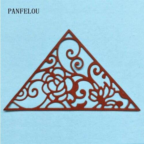 PANFELOU Metal craft The pyramid die cutting dies for Scrapbooking/DIY Easter wedding Halloween cards Hand account
