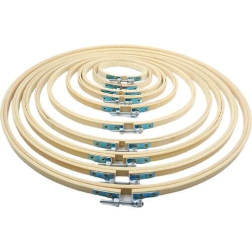 20/23/26/40cm Embroidery Cross-Stitch Wooden Frame Hoop Circle Embroidery Shed DIY Hand Craft Sewing Needwork Tool