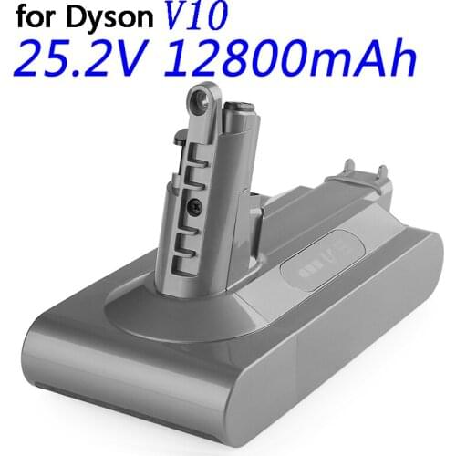 New 25.2V Battery12800mAh Replacement Battery for Dyson V10 Absolute Cord-Free Vacuum Handheld Vacuum Cleaner Dyson V10 Battery