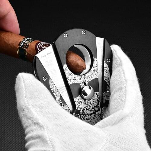 CIGARLOONG cigar scissors metal stainless steel thickening exquisite portable cigar cutter CC868