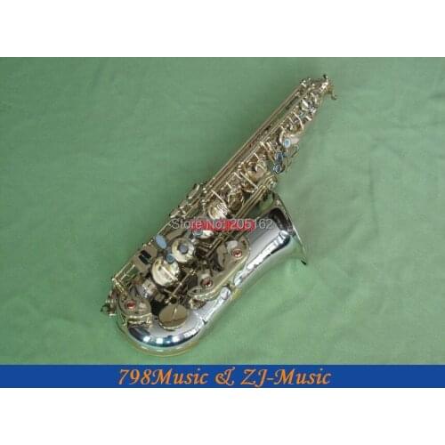 Professional Cupronickel Eb Alto Saxophone Saxofon sax High F# With Case