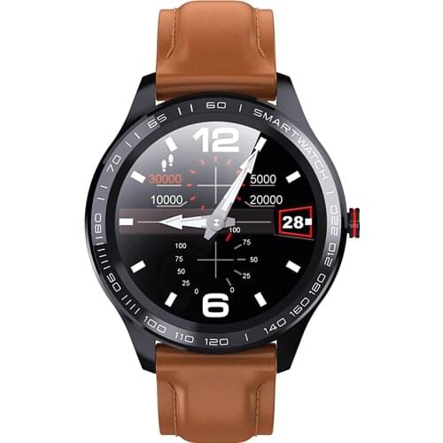 Fashion IP68 Smart Watch L9 ECG PPG Heart Rate Blood Pressure Monitor Pedometer Sports Health Smart watch for IOS Android