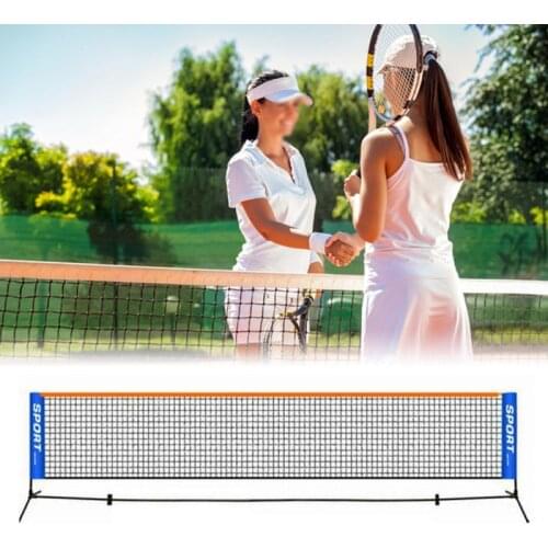 6.1 M*0.76 M Standard Professional Tennis Training Net Badminton Net Outdoor Tennis Net Mesh Volleyball Net Exercise Accessories