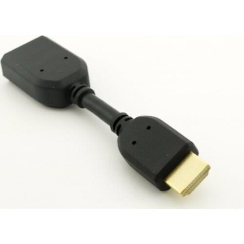 1pc HDMI Male To Standard HDMI Female Extension Adapter A/V Connector Cable Converter For HDTV 1080P 10cm